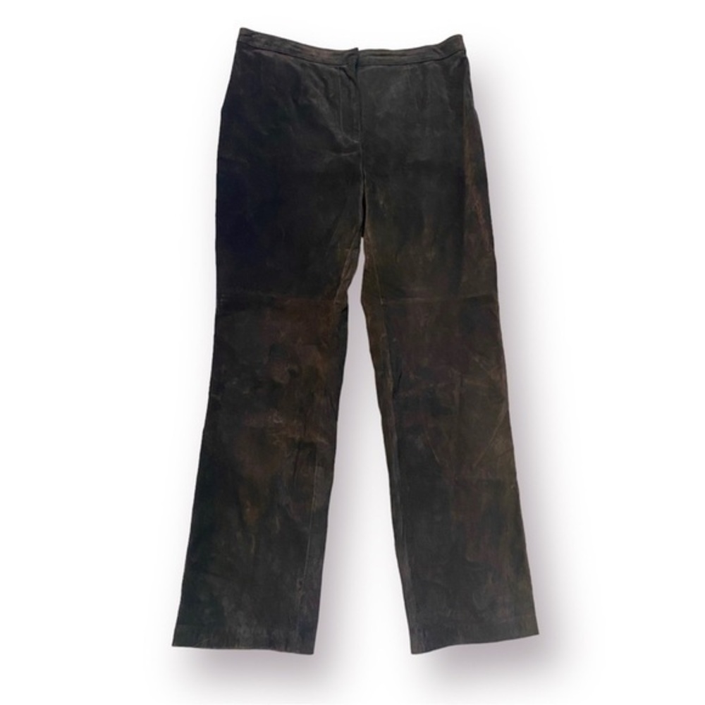 Studio Jax Straight Leg Suede Pants Size 14